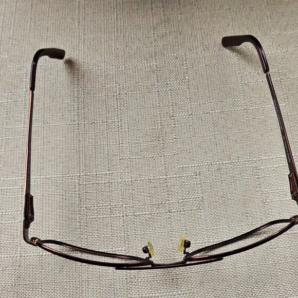 Kirkland Signature Men Glasses Sunglasses Frame Bronze Tone Metal Eyeglasses - Picture 11 of 11